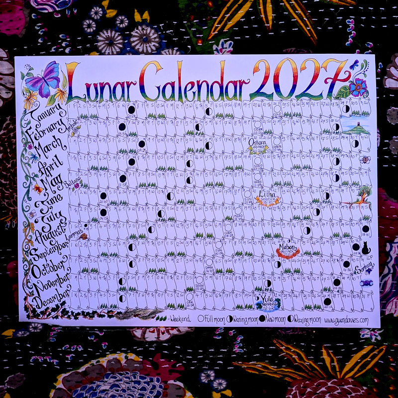 2027 Lunar Calendar A3 poster - Image 6