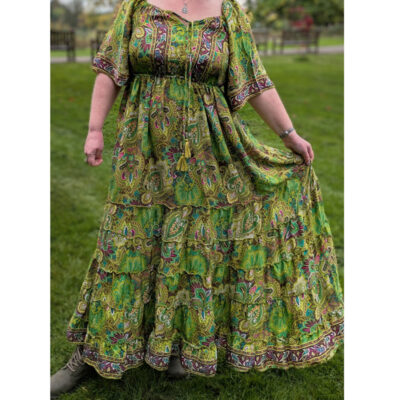 Green Renaissance Dress 10, 12, 14, 16, 18, 20 S M XL